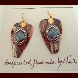 Dangle handmade fishhook earrings Lovallo